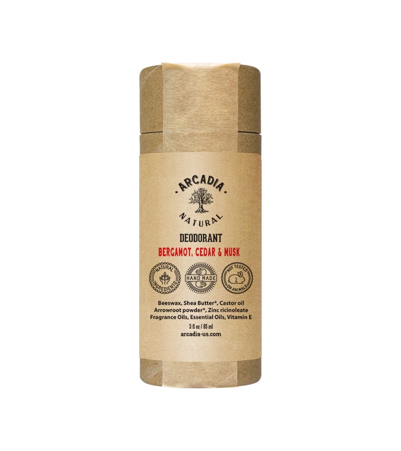 Bergamot, Cedar and Musk - Natural Deodorant